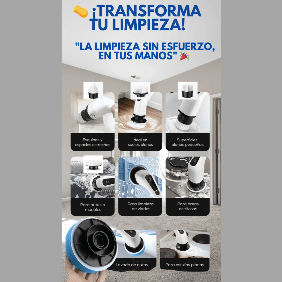 PowerClean Pro ¿Cansado de limpiar a mano?